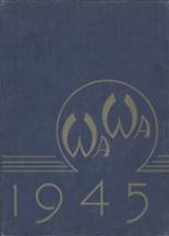 Wenatchee High School 1945 yearbook cover photo