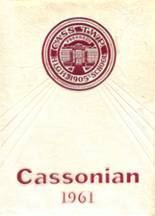 Cass Township High School 1961 yearbook cover photo