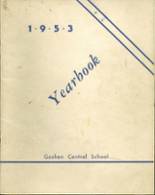 Goshen Central High School 1953 yearbook cover photo