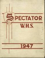 Watervliet High School 1947 yearbook cover photo