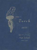 Mystic High School 1953 yearbook cover photo