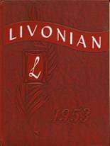 Livonia High School 1953 yearbook cover photo