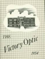 Victory High School 1954 yearbook cover photo