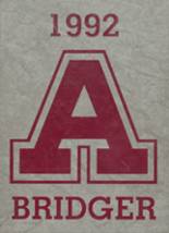 Ambridge Area High School 1992 yearbook cover photo