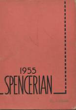 Spencer High School 1955 yearbook cover photo