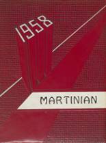 T. W. Martin High School 1958 yearbook cover photo
