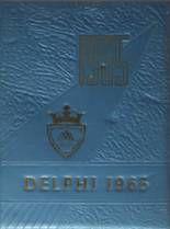 Devon Preparatory 1965 yearbook cover photo
