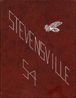 Stevensville High School 1954 yearbook cover photo