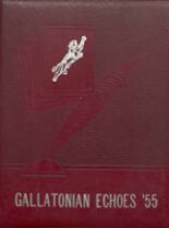 Gallatin County High School 1955 yearbook cover photo