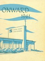 Santa Clara High School 1961 yearbook cover photo