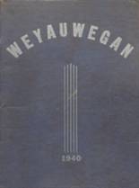 Weyauwega High School 1940 yearbook cover photo