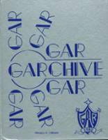 GAR Memorial High School 1982 yearbook cover photo