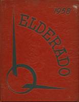 Elder High School 1958 yearbook cover photo