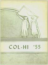 College High School 1955 yearbook cover photo