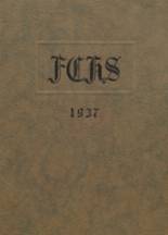 Falls City High School 1937 yearbook cover photo