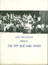 Hope High School 1979 yearbook cover photo