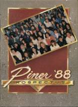 Piner High School 1988 yearbook cover photo