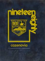 Cazenovia High School 1980 yearbook cover photo