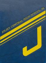 Joliet Central High School 1984 yearbook cover photo