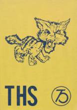 Thackerville High School 1975 yearbook cover photo