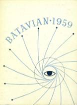 Batavia High School 1959 yearbook cover photo