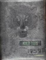 Morley Consolidated High School 1959 yearbook cover photo