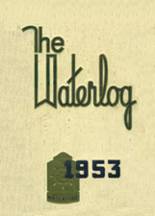 Waterford Township High School 1953 yearbook cover photo