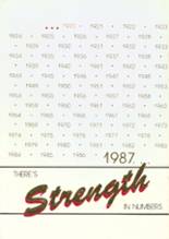 Murfreesboro High School 1987 yearbook cover photo