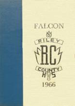 Riley County High School 1966 yearbook cover photo