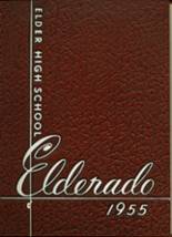 Elder High School 1955 yearbook cover photo