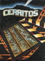 Cerritos High School 1987 yearbook cover photo