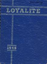 Loyal High School 1948 yearbook cover photo
