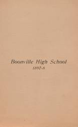 Central High School 1900 yearbook cover photo