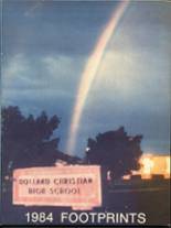 Holland Christian High School 1984 yearbook cover photo
