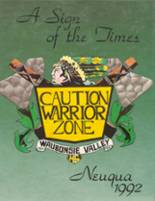 Waubonsie Valley High School 1992 yearbook cover photo