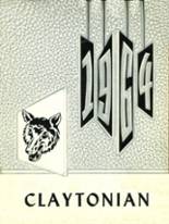 Clay City Community High School 1964 yearbook cover photo