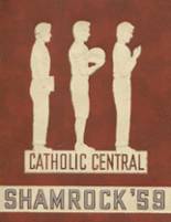 Catholic Central High School 1959 yearbook cover photo