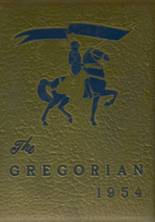 St. Gregory High School 1954 yearbook cover photo