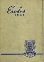 Dunellen High School 1940 yearbook cover photo