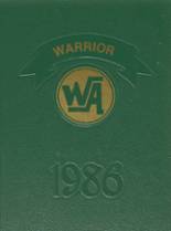 Wyoming Area High School 1986 yearbook cover photo