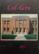 Columbus Grove High School 1957 yearbook cover photo