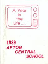 Afton Central School 1989 yearbook cover photo