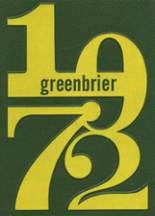 Greenbrier Military School 1972 yearbook cover photo