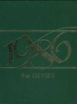 1986 Geyserville Union High School Yearbook from Geyserville, California cover image
