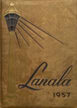 Lanett High School 1957 yearbook cover photo