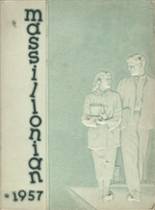 Washington High School 1957 yearbook cover photo