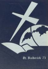St. Frederick High School 1973 yearbook cover photo
