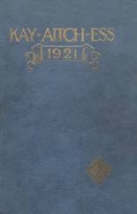 Kendallville High School 1921 yearbook cover photo