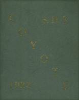 Shelby High School 1922 yearbook cover photo