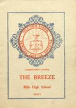 Milo High School 1931 yearbook cover photo